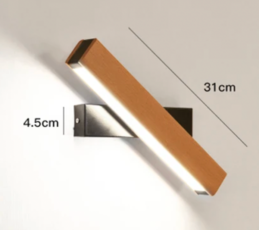 Maßzeichnung der längeren Ausführung mit schwarzer Halterung, gedreht, Längenangabe 31 cm und Höhe 4,5 cm. 5