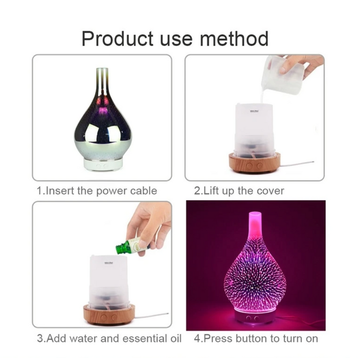 Beroligende og stemningsfuld aromadiffuser – AuroraGlow