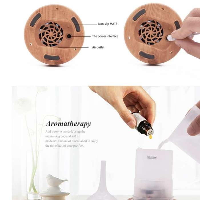Beroligende og stemningsfuld aromadiffuser – AuroraGlow