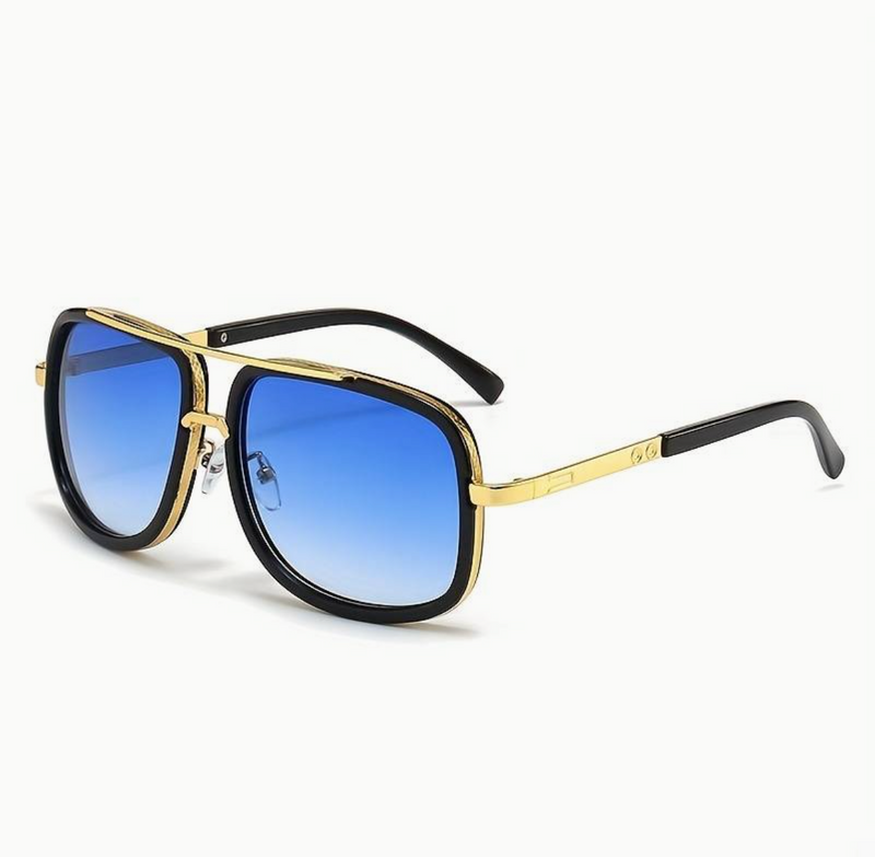 Stilvolle Unisex-Sonnenbrille mit edlem Finish – SunEdge Flair