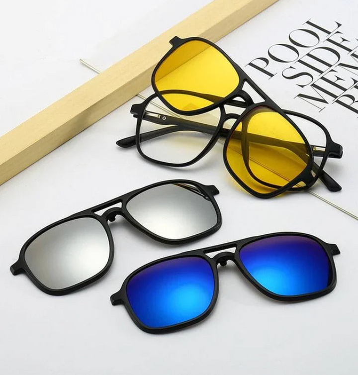 FlexView 6-in-1 | Sonnenbrille mit wechselbaren Gläsern (1+1 Gratis-Aktion)