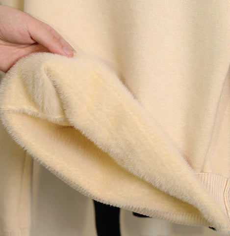 Winter Fleece Knit Sweater – Evelyne