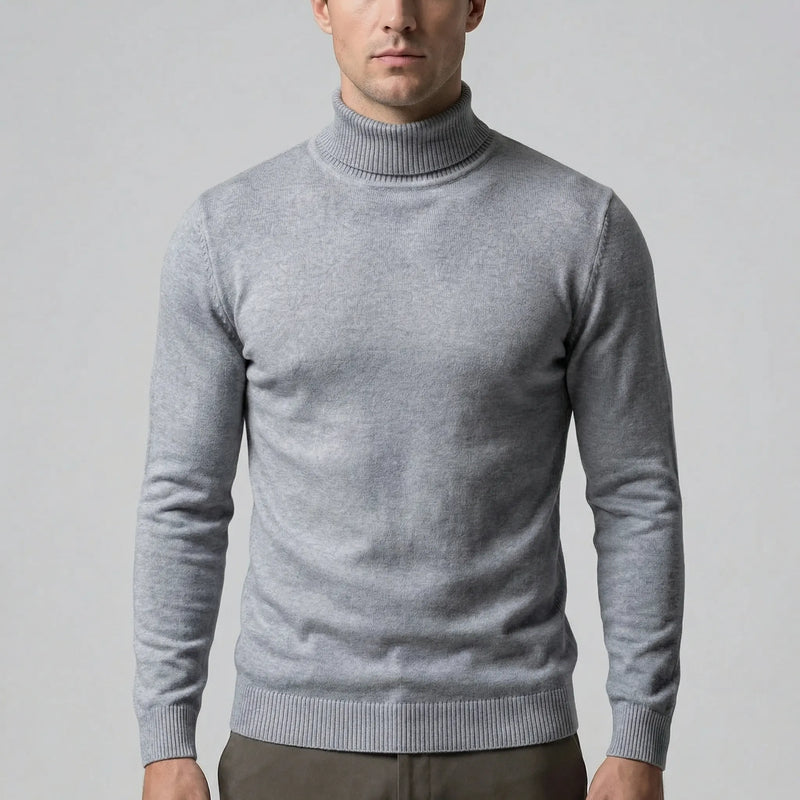 Schmal Geschnittener Rollkragenpullover Für Herren - Dario