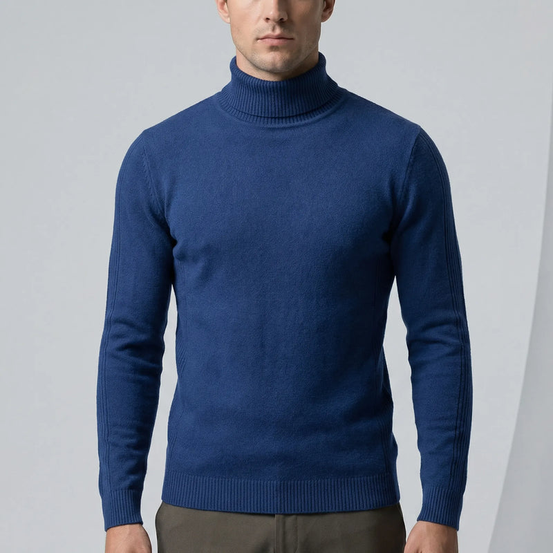 Schmal Geschnittener Rollkragenpullover Für Herren - Dario