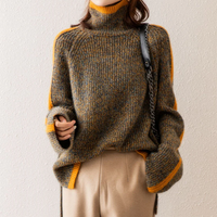 Comfortable and Warm Women's Turtleneck Sweater - Tessa