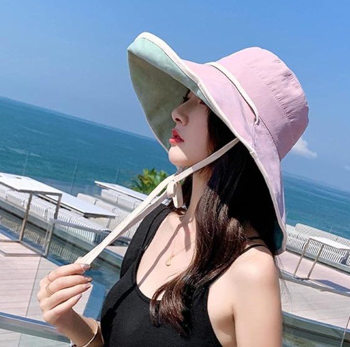 Large Women's Sun Hat with Wide Brim – Livia