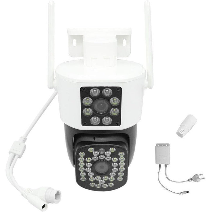 Set of 2 Security Cameras with Dual Lens – DualGuard Max 2-Pack