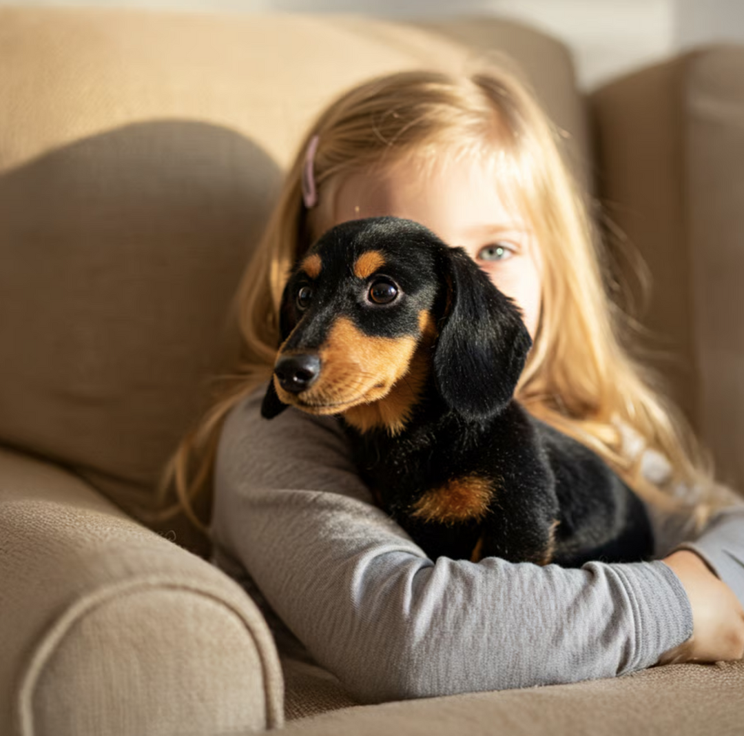 Interaktiver Plüschhund mit Berührungssensoren, lebensechten Bewegungen und ultraweichem Fell 9
