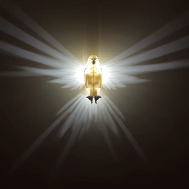 Aplique de pared con alas iluminadas - LumaWings
