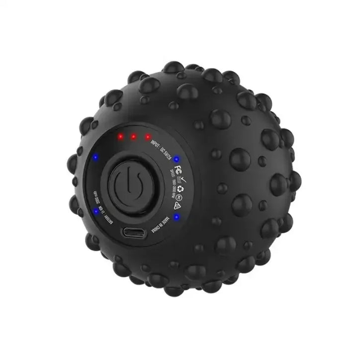4-Gang Vibrationsmassageball mit Wärmebehandlung und strukturiertem Oberflächen – FlexiRoll
