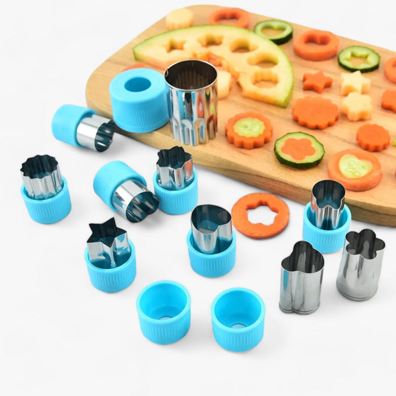Set creativo de cortadores para galletas y frutas – StarHeart