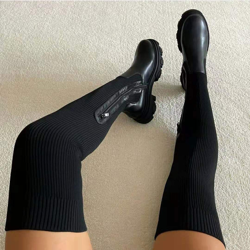 Overknee Sock Boots - Luna
