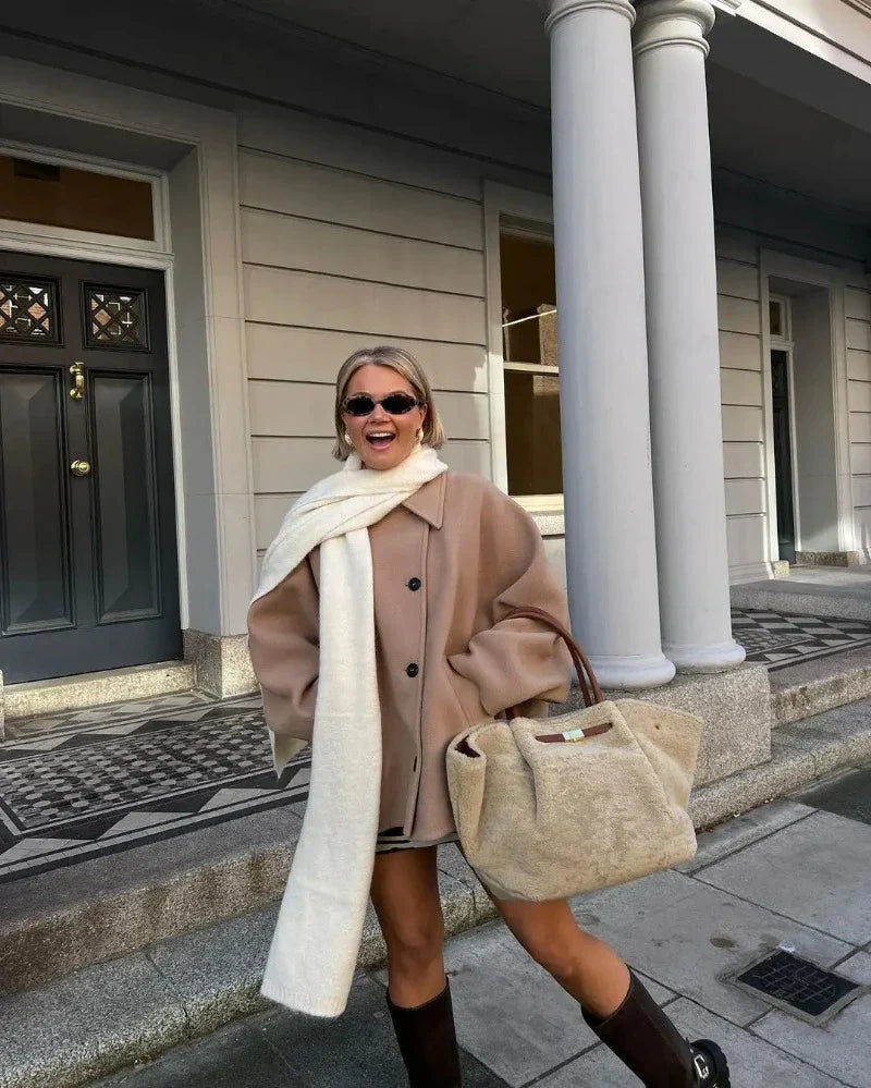 Oversized Women's Winter Coat – Mila