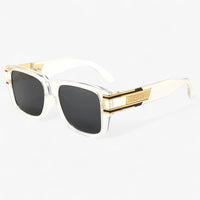 Vintage sunglasses with square frame & teardrop detail – Elvoir