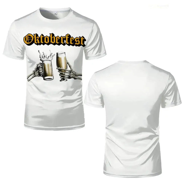 T-shirt with Skeleton Design – ProstGeist Oktoberfest 2025