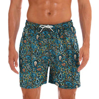 Men's Swim Shorts with Cheerful Print – Milo