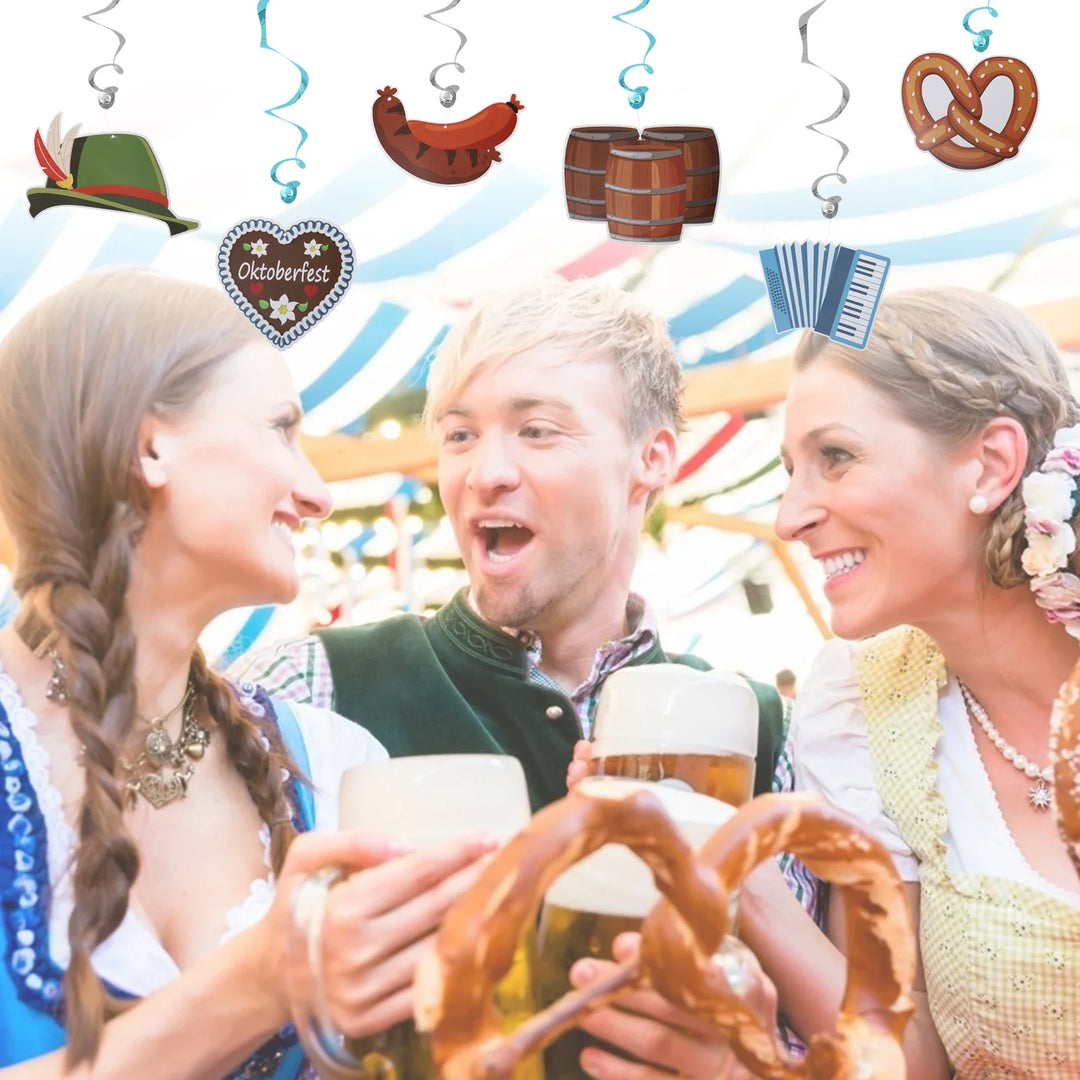 Hengende dekorasjonssett – FestWirbel Oktoberfest 2025 (1+1 Gratis)
