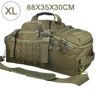 Large Tactical Travel Bag and Backpack - TrailTrek Duffle