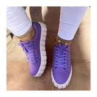 Zapatos deportivos ortopédicos para mujer con suela de plataforma - Mira