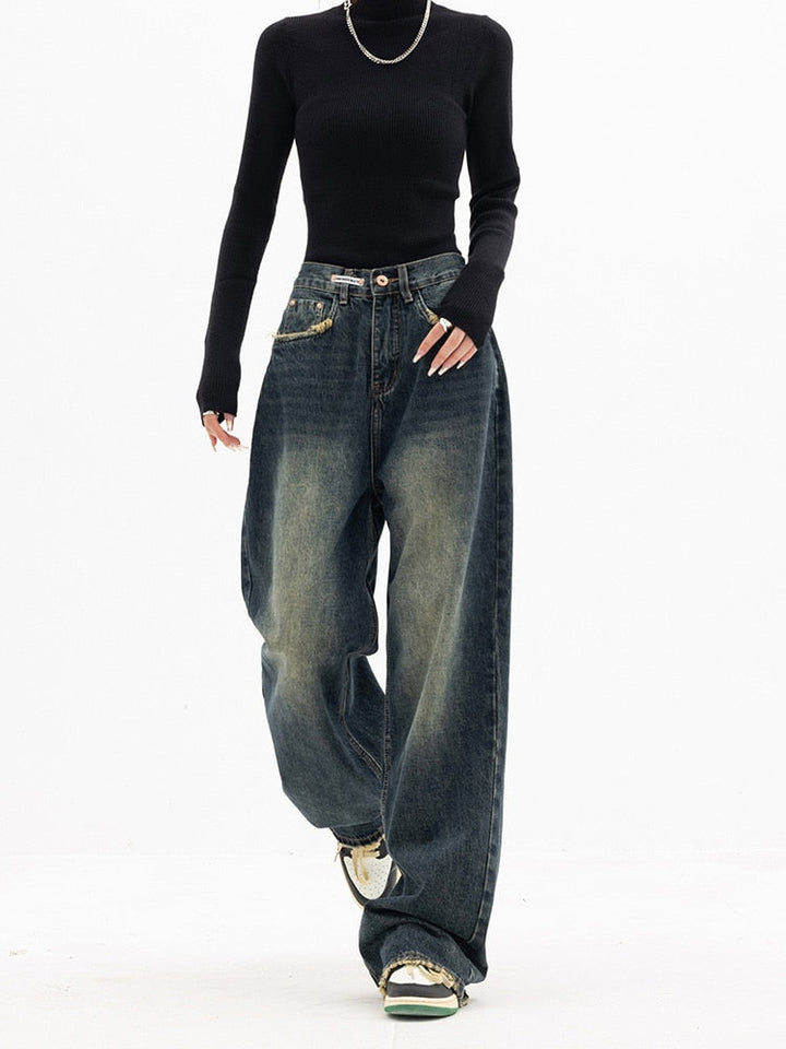 Y2K Vintage Baggy Women's Jeans - Luna