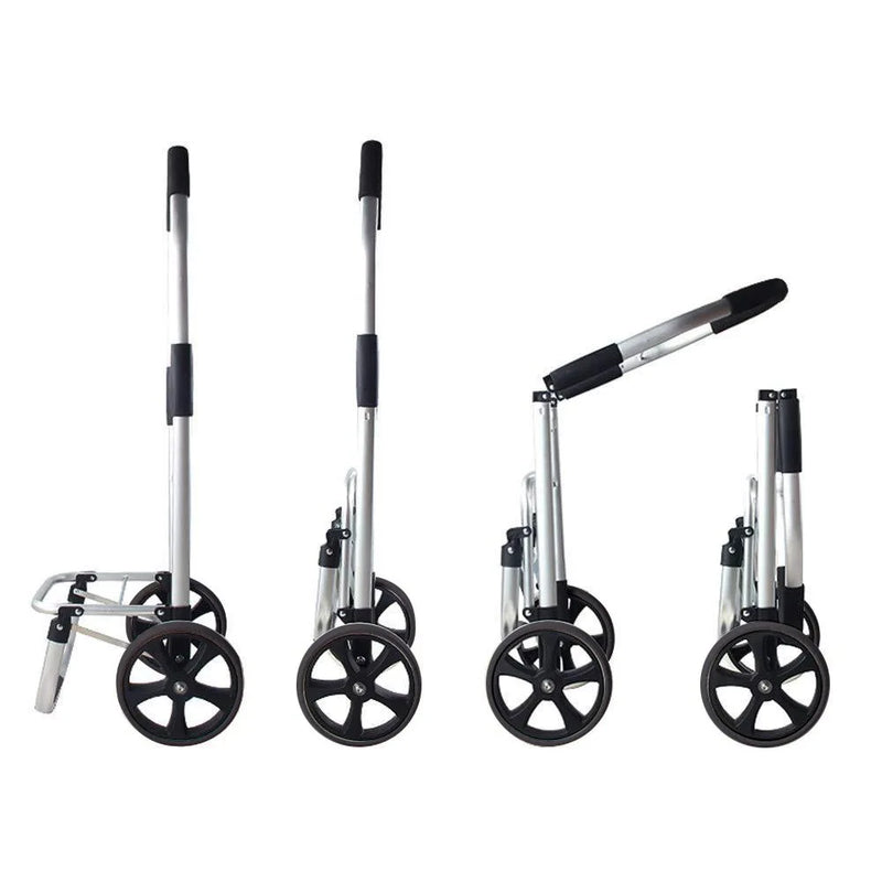Klappbarer Aluminium-Einkaufswagen – CarryEase