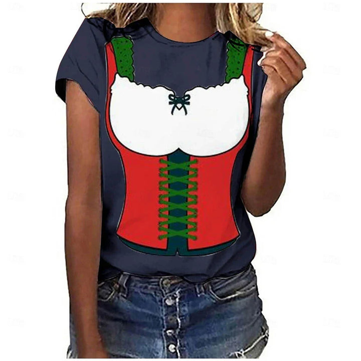 T-shirt i dirndl-look – DirndlShirt Oktoberfest 2025