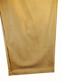 Women's corduroy pants with high waist and straight cut – Elvira