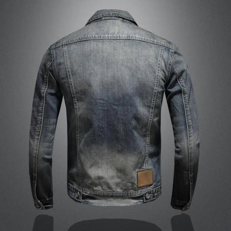 Retro denim jacket in vintage style – Jasper