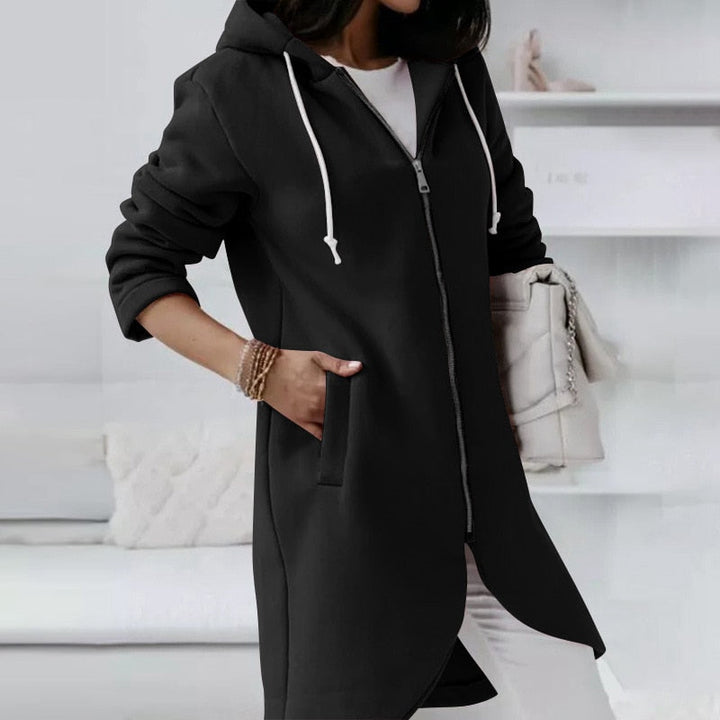 Women's Hoodie Vest with Zipper and Hood – Shaly