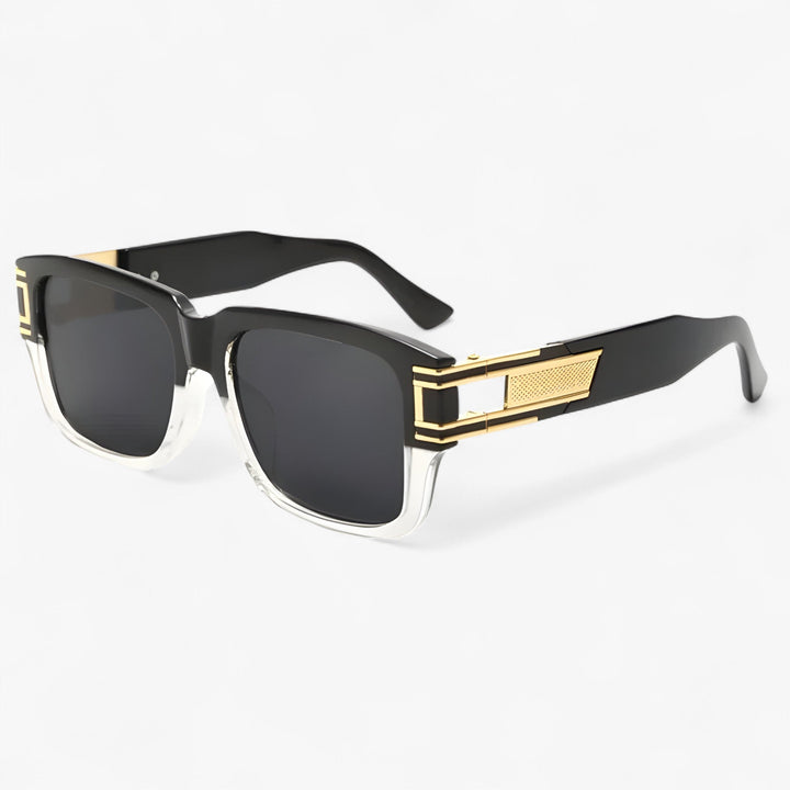 Vintage sunglasses with square frame & teardrop detail – Elvoir