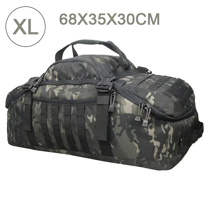 Large Tactical Travel Bag and Backpack - TrailTrek Duffle