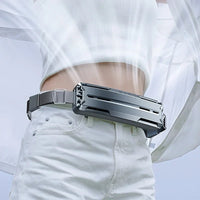 Tragbarer Bauch- und Nackenventilator – Veyra – (USB wiederaufladbar)