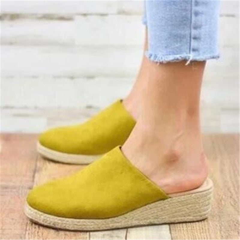 Retro chic kilehæl sandaler - Vera