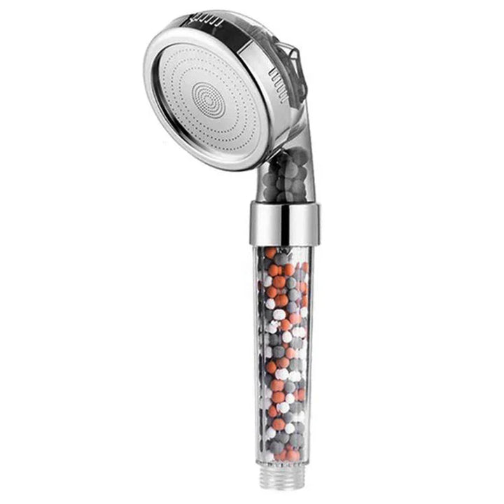 High-Pressure Water-Saving Shower Head with Filter - AquaGlow