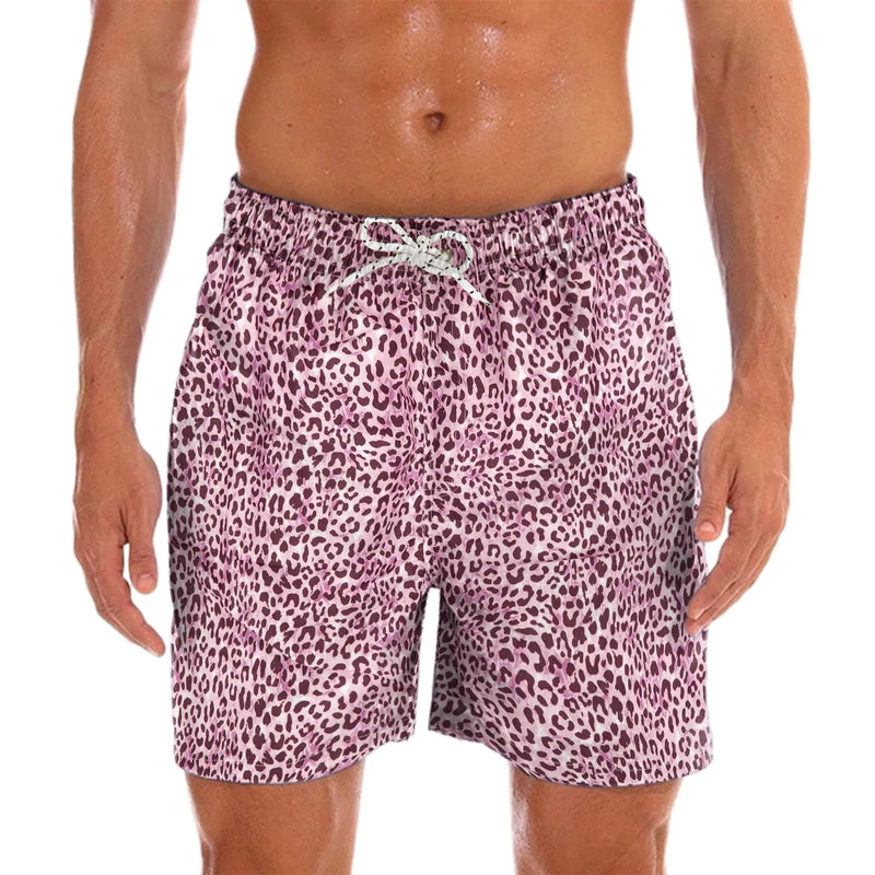 Men's Swim Shorts with Cheerful Print – Milo