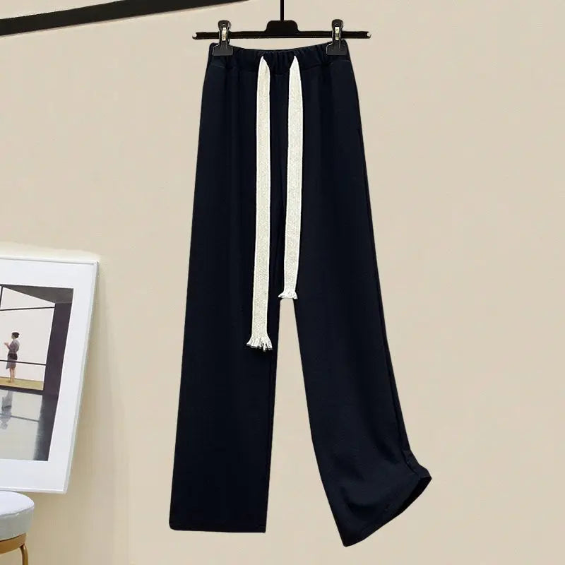 To-delt damesett med genser og vide bukser – Valeria