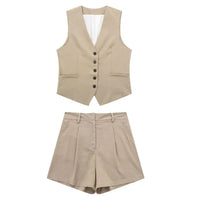 Two-piece summer outfit with vintage top – Amaya