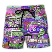 Men's Swim Shorts with Graffiti Print – NovaBay