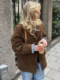 Trendy Wool Coat for Women - Anna