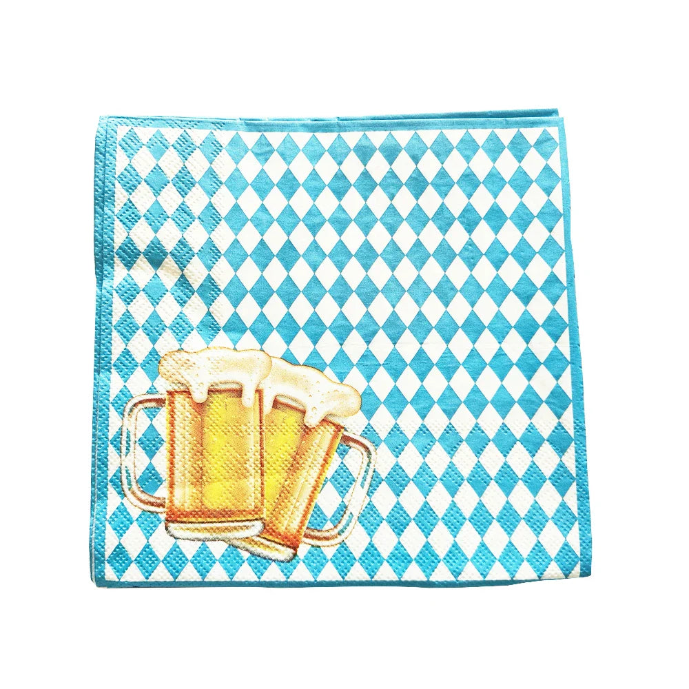 Set de vajilla desechable para fiesta con diseño Oktoberfest – Paquete Prost Oktoberfest 2025