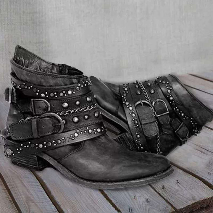 Vintage Slip-On Women's Boots - Nora