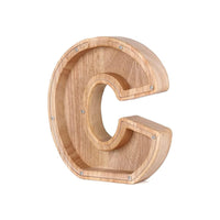 Wooden Alphabet Piggy Bank - LetterSaver