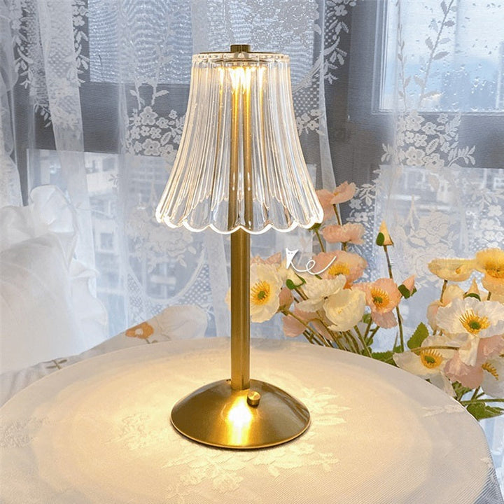 LED Retro bordlampe USB genopladelig - BrillianceGlow