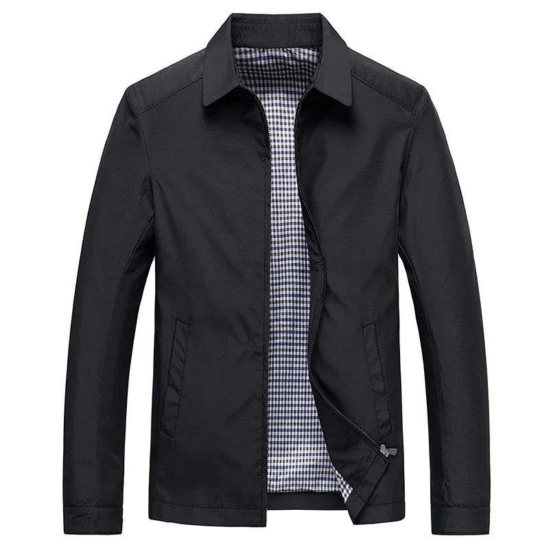 Thin men's jacket with business design – Laurent
