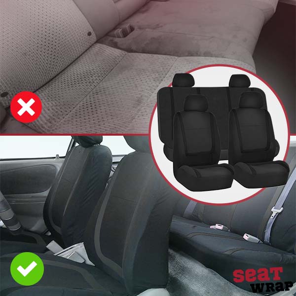 9-delt universelt bilsetetrekksett – AutoLuxe