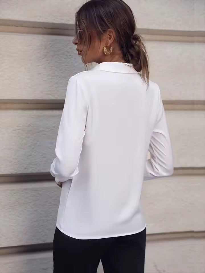 Elegant chiffon blouse for women – Amélie