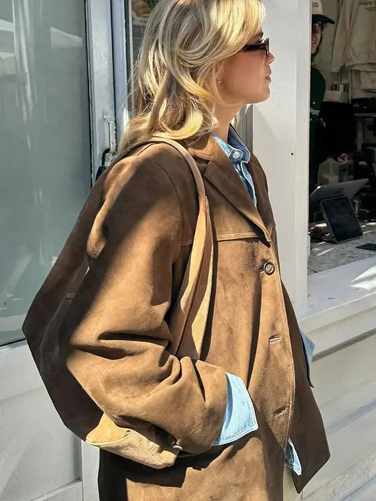Trendy Wool Coat for Women - Anna