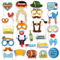 Photo Prop Set in Oktoberfest Design (30 pieces) - Buy 1 Get 1 Free – Fun Oktoberfest 2025