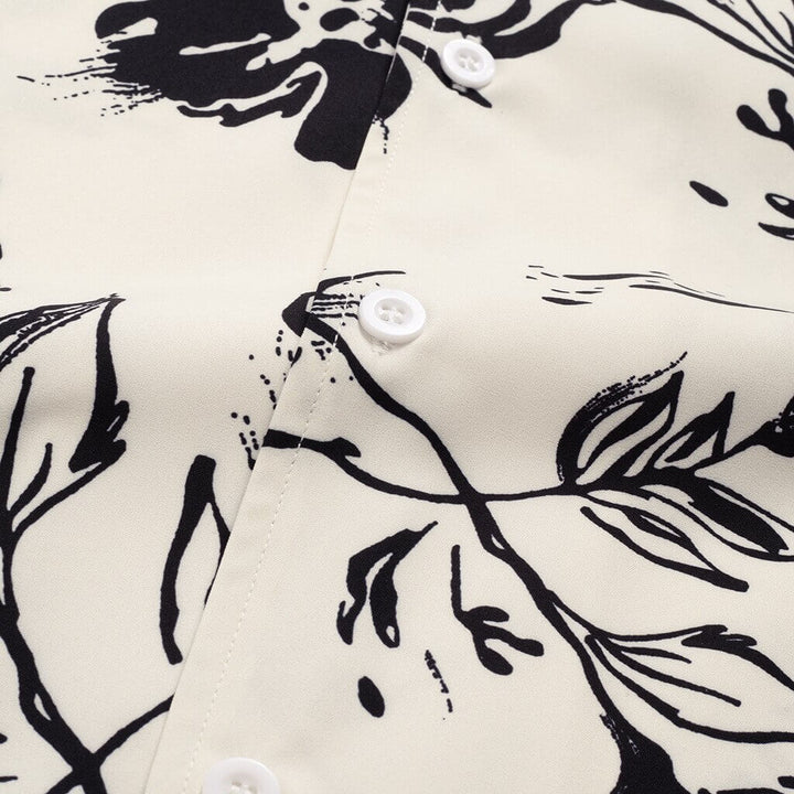 Sommerbluse für Herren mit tropischem Flair - AlohaVibes