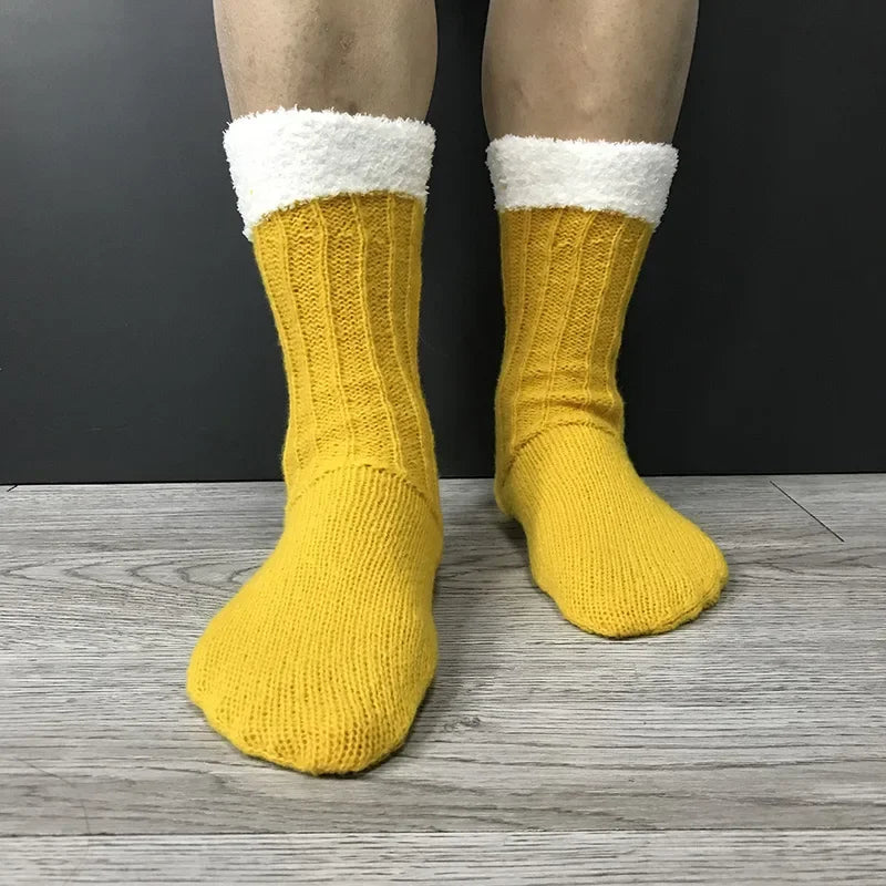 Unisex sokker i ølkrus-design – SchaumSocken Oktoberfest 2025